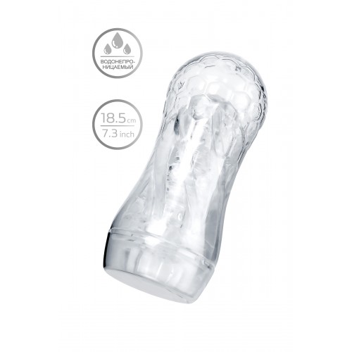 Мастурбатор A-Toys Jelf, ABS пластик, прозрачный, 18,5 см