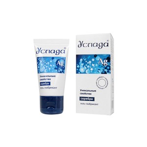 Гель-лубрикант «Услада» с серебром 30 г (иной угол)