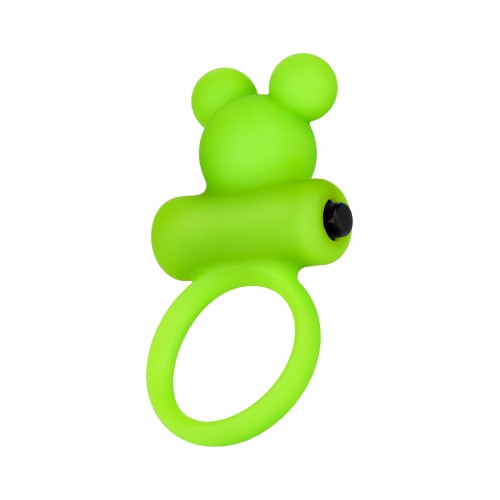 Виброкольцо на пенис A-Toys by TOYFA, силикон, зеленое, Ø 3,1 см