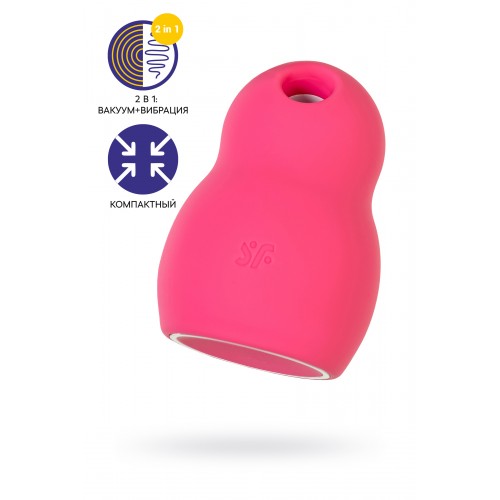 Вакуумный стимулятор клитора Satisfyer Pro To Go 1, красный