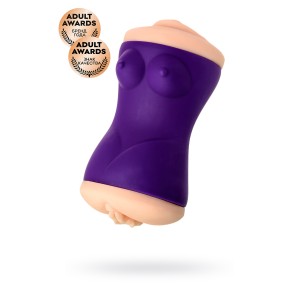 Мастурбатор двусторонний JOS YARA, TPR, телесный, 17,5 см (иной угол)