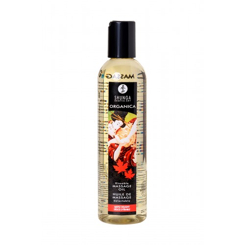 Масло для массажа Shunga Organica Maple Delight, натуральное, возбуждающее, с ароматом кленового сиропа, 250 мл