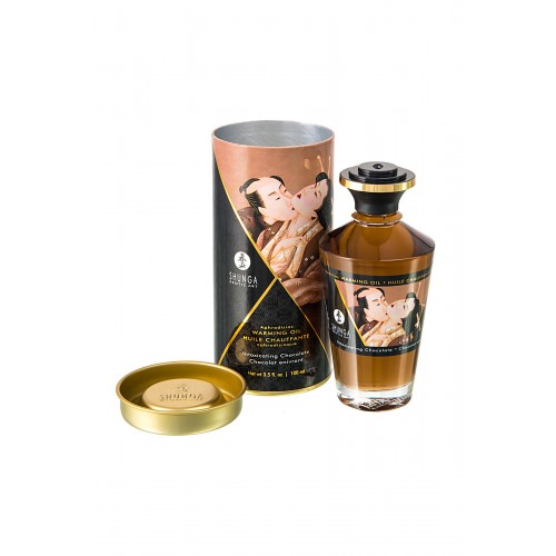 Масло для массажа Shunga Intoxicating Chocolate, разогревающее, с ароматом шоколада, 100 мл