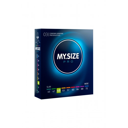Презервативы My.Size, латекс, 16 см, 4,9 см, 3 шт.