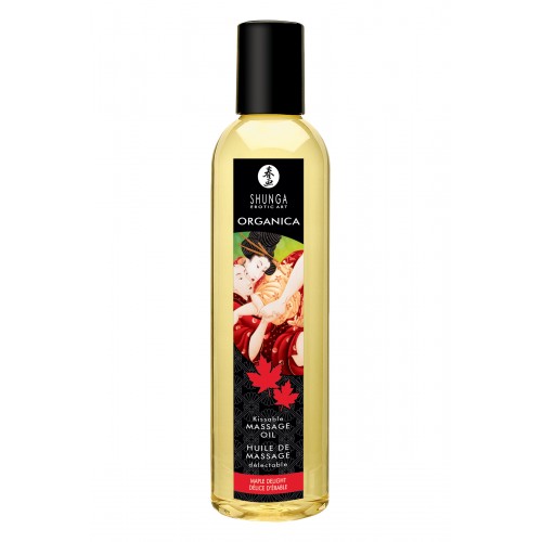 Масло для массажа Shunga Organica Maple Delight, натуральное, возбуждающее, с ароматом кленового сиропа, 250 мл