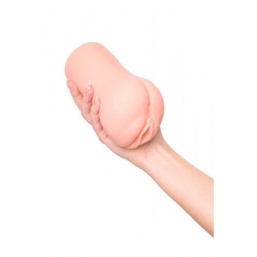 Мастурбатор реалистичный с вибрацией KOKOS EMILY ONAHOLE, TPR, телесный, 17.5 см