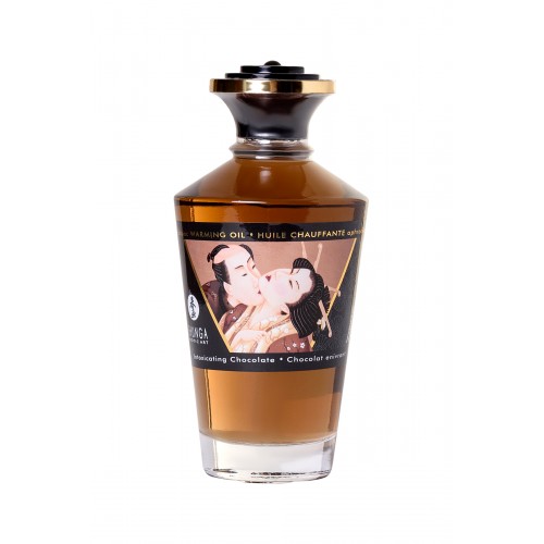 Масло для массажа Shunga Intoxicating Chocolate, разогревающее, с ароматом шоколада, 100 мл