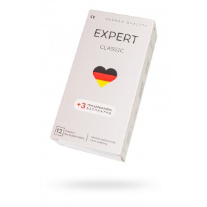 Презервативы EXPERT Classic Germany 12шт +(3 бесплатно)., классические