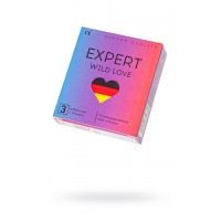 Презервативы EXPERT Wild Love Germany 3 шт. (ребристые с точками)