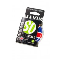 Презервативы Maxus Mixed, набор, латекс, пластмковый кейс, 3 шт.