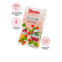 Набор гелей-смазок Yovee для любви (721007+721009), вкусовые (клубника/дыня+малина/мята), 2х100 мл