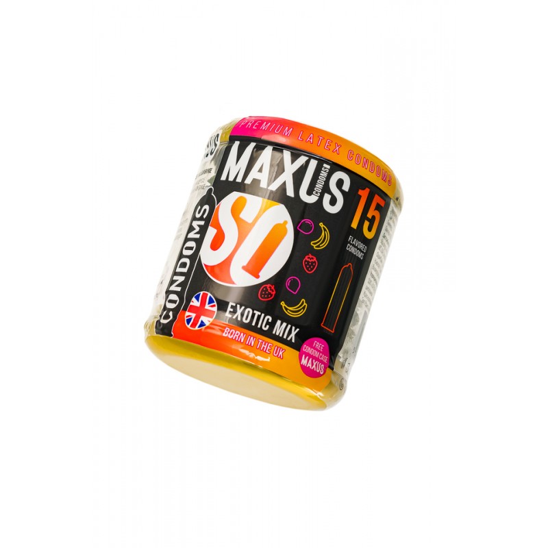 Презервативы Maxus EXOTIC MIX, латекс, ароматизированные 15 шт.