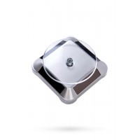 Вращающаяся подставка TOYFA на солнечных батареях, ABS пластик, серебристый, 10 см