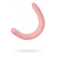 Двусторонний фаллоимитатор LoveToy LESBI TOUCH, телесный, 43 см