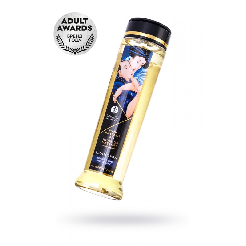 Масло для массажа Shunga Seduction «Midnight flower», возбуждающее, 240 мл