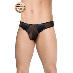 Трусы мужские со вставками Wetlook SoftLine Collection, чёрный, XL
