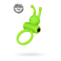Эрекционное кольцо на пенис A-Toys by TOYFA, силикон, зеленый, Ø 3,1 см