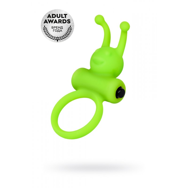 Эрекционное кольцо на пенис A-Toys by TOYFA, силикон, зеленый, Ø 3,1 см