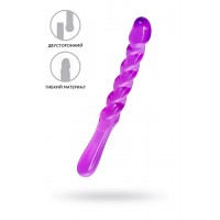 Двусторонний фаллоимитатор A-Toys by TOYFA Tanza, TPE, фиолетовый, 27,5 см