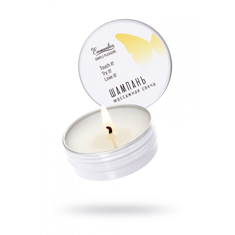 Массажная свеча Eromantica «Шампань», 30 мл