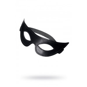Маска Pecado BDSM, открытая острая, натуральная кожа, черная