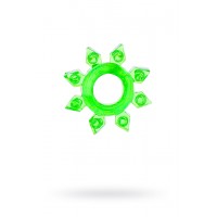 Эрекционное кольцо на пенис TOYFA, TPE, зеленый, ромб