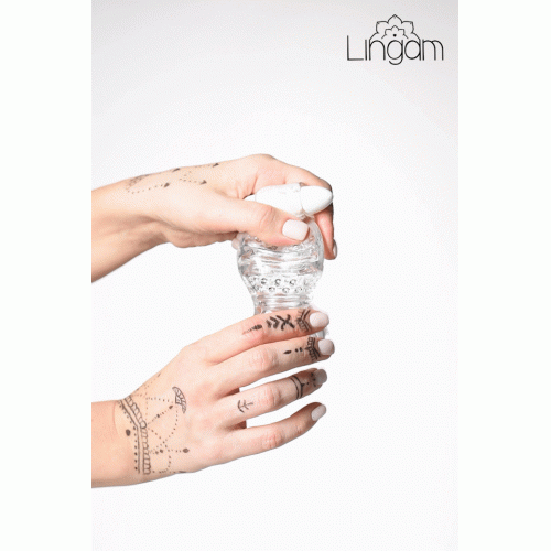 Мастурбатор нереалистичный Lingam by TOYFA  Shakti, TPE, Прозрачный, 9 см