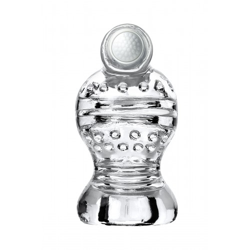 Мастурбатор нереалистичный Lingam by TOYFA  Shakti, TPE, Прозрачный, 9 см