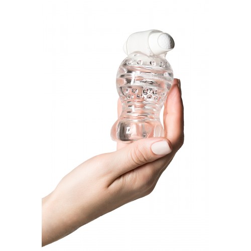Мастурбатор нереалистичный Lingam by TOYFA  Shakti, TPE, Прозрачный, 9 см