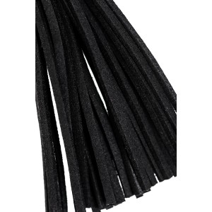 Зажимы на соски Pecado BDSM, «Вилки», с кисточками из замши, металл, черные (иной угол)