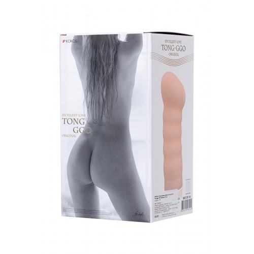 Мастурбатор реалистичный KOKOS Tong-ggo,TPR, телесный, 19 см
