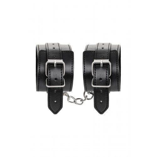 Поножи Anonymo #0153, PU кожа, черные, 26,5 см