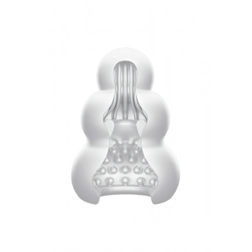 Мастурбатор нереалистичный MensMax Pucchi CLIONE, TPE, белый, 6,5 см