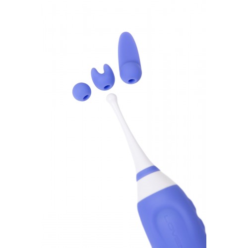 Вибратор LOVENSE Hyphy с клиторальным стимулятором, силикон, фиолетовый, 21,6 см