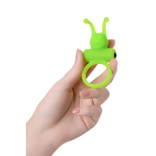 Эрекционное кольцо на пенис A-Toys by TOYFA, силикон, зеленый, Ø 3,1 см