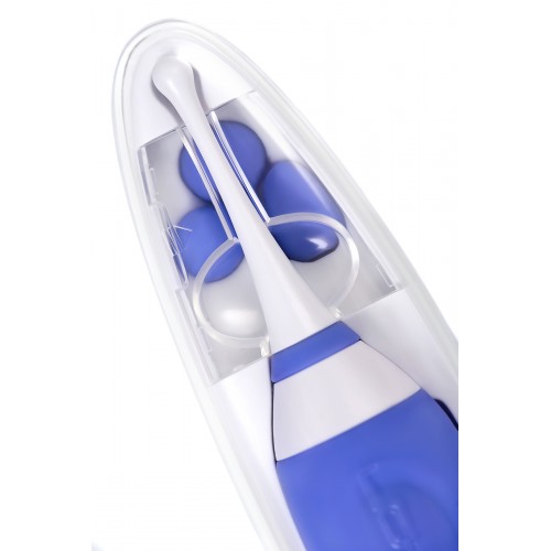 Вибратор LOVENSE Hyphy с клиторальным стимулятором, силикон, фиолетовый, 21,6 см