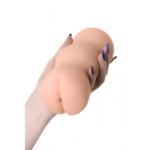 Мастурбатор реалистичный KOKOS TONGGGO-2 с двойным слоем, TPR, телесный, 16 см