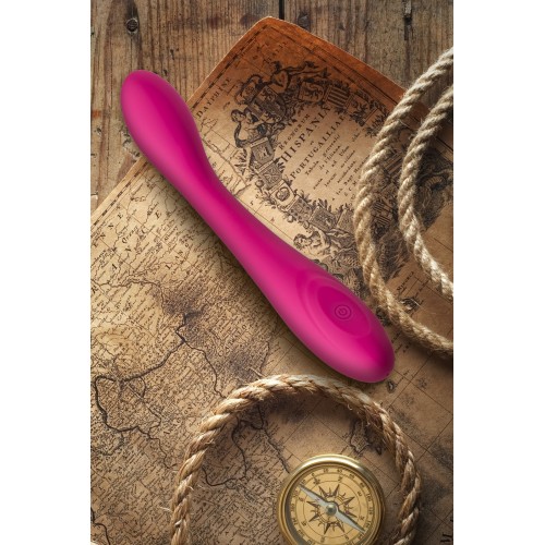 Стимулятор точки G Let it G, G-Stalker, силикон, розовый, 19,5 см