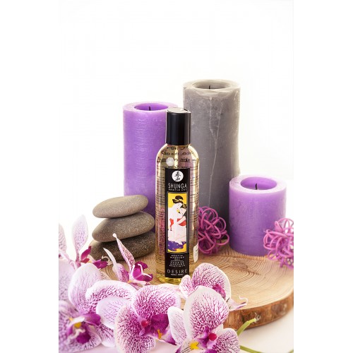 Масло для массажа Shunga Aphrodisia, натуральное, возбуждающее, с ароматом розы, 250 мл