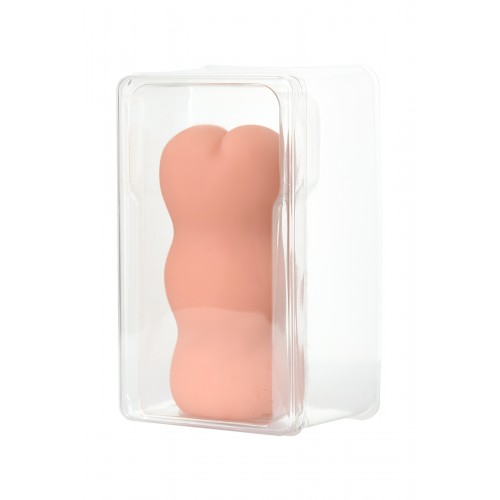 Мастурбатор реалистичный KOKOS TONGGGO-2 с двойным слоем, TPR, телесный, 16 см