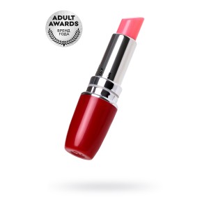 Вибромассажер A-Toys by TOYFA Lipstick, ABS пластик, красный, 9 см (иной угол)
