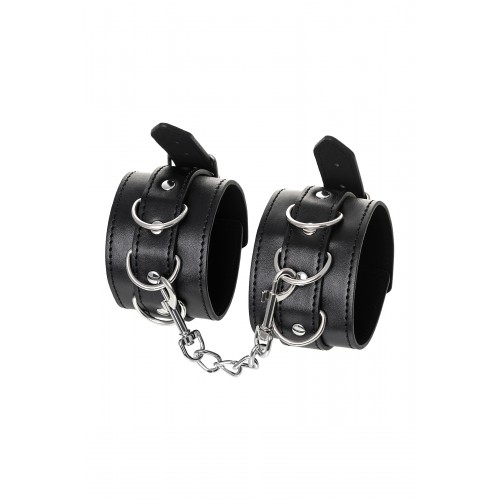 Поножи Anonymo #0153, PU кожа, черные, 26,5 см