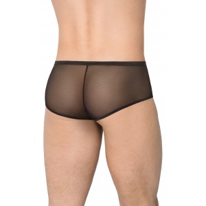 Шорты мужские с замочками SoftLine Collection, черный, XL (иной угол)