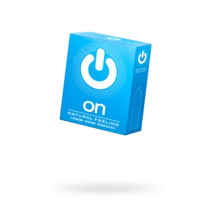 Презервативы ON) Natural feeling №3 - классические (ширина 54mm) (иной угол)