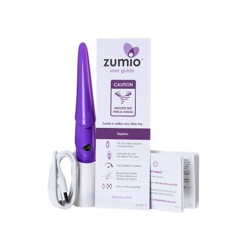 Стимулятор клитора с ротацией Zumio S,сиреневый, ABS пластик, фиолетовый, 18 см