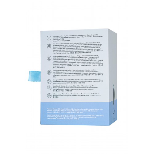 МЯГКАЯ ВАКУУМНАЯ УПАКОВКА Вакуумно-волновой стимулятор клитора с вибрацией Satisfyer Vulva Lover 1 морская волна