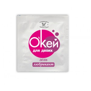 Гель-лубрикант «ОКей для двоих», 4 г, 20 шт. в упаковке (иной угол)