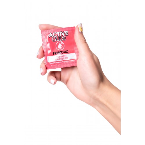 Увлажняющий интимный гель ACTIVE GLIDE PREBIOTIC,  3г 20 шт в упаковке