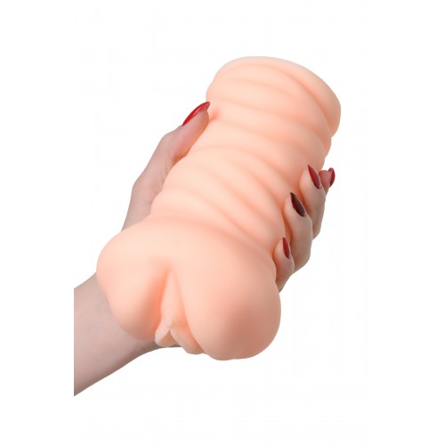 Мастурбатор реалистичный с вибрацией KOKOS Three Sisters Nymph, TPR, телесный, 18 см