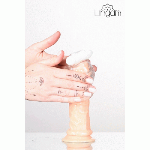 Мастурбатор нереалистичный Lingam by TOYFA  Shakti, TPE, Прозрачный, 9 см